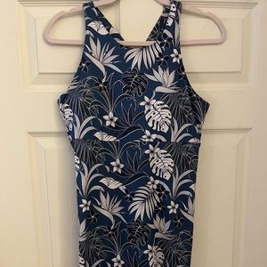 Sun Dress blue/white! Brand new! Never worn! Did not fit me! Very cute!
